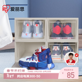 爱丽思（IRIS）塑料鞋盒透明大号AJ球鞋鞋柜防尘防潮鞋架可叠加鞋子收纳盒 4个装