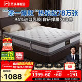 芝华仕5星床垫独立袋装弹簧静音家用乳胶席梦思软硬护脊厚垫明星垫D026 舒睡经典版升级款-1.5*2M 优先发货（详询客服）
