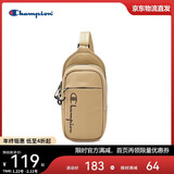 Champion美国冠军2025新款斜挎包男女 潮流休闲时尚腰包25FWP49 卡其色 