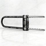 梅花（BLOSSOM）u型锁玻璃门锁双开门锁车锁C级锁芯抗剪防盗锁MH800-818