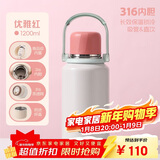 希乐保温杯大容量户外泡茶杯316不锈钢便携学生吸管杯男女双饮水杯子