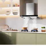 老板（Robam）抽油烟机欧式顶吸双腔变频大吸力烟灶家用燃气灶吸油烟机灶具65D3S+57B8A天然气【套装商品】