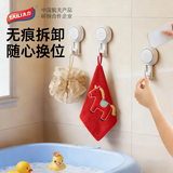 太力吸盘挂钩厨房免打孔强力无痕门后挂毛巾架卫生间上墙置物架挂钩