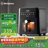 西屋（Westinghouse）空气炸锅全金属内腔免翻面可视化6L大容量多功能炸烤箱一体 WKZ60G20