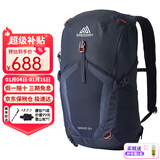 GREGORY格里高利户外背包 NANO蜂鸟系列登山双肩包 男女徒步旅行轻量背包 24L 海军蓝