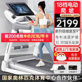 立久佳（lijiujia）跑步机家庭用智能可折叠健身房运动爬坡器材R8 10.1吋彩屏多功能