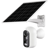 普联（TP-LINK）4G终身免流量免插电无线摄像头600万全彩家用磁吸光伏板太阳能板套装 TL-IPC16B-F4GE+TL-S08W