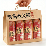 青岛老火腿正宗老式手撕火腿腱子肉烤肠方便速食即食香肠熟食小吃 老火腿【货真价实】真正宗 实惠解馋【2大根/460g】调凉菜