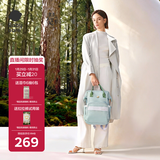 babycare妈咪包多功能母婴外出轻便包双肩背包妈妈包 星灰绿云朵大号