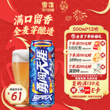 雪花啤酒（Snowbeer） 勇闯天涯 superX 500ml*12听整箱装 新年送礼