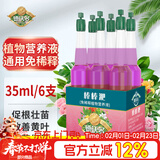 德沃多植物营养液通用免稀释棒棒淝6小支园艺水培土培盆栽养花肥料生根