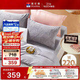 富安娜法兰绒四件套冬季防静电床品加厚保暖床单被套双人加大230*229cm