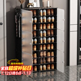 安尔雅 简易鞋柜经济型简约防尘小鞋架子多层组装塑料收纳柜玄关柜