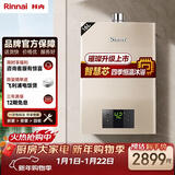 林内（Rinnai）璀璨系列16升燃气热水器  升级智慧芯 水气双调 天然气热水器 16QC05（JSQ31-C05）