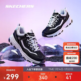 斯凯奇奥利奥|女鞋秋冬季黑白老爹鞋复古熊猫鞋透气增高运动鞋88888250