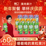 葡口大果肉饮料含NFC原果汁聚餐游玩火锅烧烤解腻罐装果汁饮料组合装