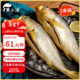黄小渔 宁德三去黄花鱼650g/2条 大黄鱼生鲜海鲜水产深海鱼烧烤年货送礼