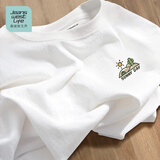 JEANSWEST LIFE真维斯短袖T恤男士纯棉透气夏季男女款半袖体恤青少年宽松五分袖A
