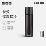 SIGG大容量保温杯商务办公水杯子男女保温保冷户外运动便携水杯 黑曜石旋钮盖1100ml
