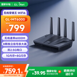 GL·INET路由器MT6000【8颗信号放大器 无线穿墙王】千兆WiFi6 软路由 双2.5g网口 游戏加速电竞大户型家用