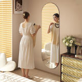 小匠材全身镜穿衣镜贴墙自粘免打孔试衣镜壁挂式家用卧室宿舍镜子50*150