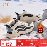 361°运动鞋男冬季保暖加绒棉鞋厚底休闲老爹跑步鞋子男572146724A-3