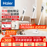 海尔（Haier）无线手持吸尘器家用除灰尘车载轻量宠物吸毛便携式随手吸除尘机大功率大吸力25年新品SQ2D新年好礼