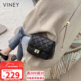 viney包包女包牛皮小众斜挎包品牌单肩链条包生日新年礼物送女生女友