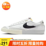耐克NIKE运动板鞋男复刻BLAZER LOW运动鞋DZ2544-100白黑42
