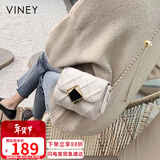 viney包包女包牛皮洋气斜挎包品牌单肩链条包生日情人节礼物送女友老婆