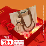 viney牛皮包包女包大容量托特包轻奢斜挎单肩生日情人节礼物送女友老婆