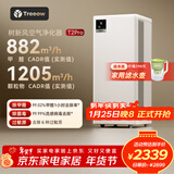 树新风空气净化器除甲醛异味除菌除过敏认证家用宠物大空间全效T2pro净化器