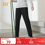 361°运动裤子女秋冬季跑步宽松户外休闲裤直筒长裤卫裤662434710D