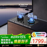 方太【易清洁防干烧】天然气燃气灶 家用嵌入式5.2kW*猛火双灶 防干烧可联动 01-TEK21-G