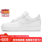 耐克NIKE女空军一号AF1 新年礼物 运动鞋DD8959-100白39