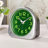 精工（SEIKO）日本精工闹钟卧室床头时钟创意时尚贪睡夜灯夜光响铃钟学生专用起床神器懒人小闹钟 QHE188S