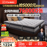 芝华仕5星床垫独立袋装弹簧静音家用乳胶席梦思软硬护脊厚垫明星垫D026 经典版-老款23cm厚-1.8*2M 优先发货（详询客服）