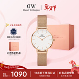 丹尼尔惠灵顿（DanielWellington）DW女士手表轻奢流金小众石英钢带欧美女款腕表生日新年礼物送女生