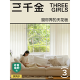 三千金定制全遮光窗帘 绍兴柯桥雪尼尔客厅卧室 电动轨道全套一体家用 中古美学丨亚麻肌理-扶风纱 1米面料价格(韩褶/打孔免费加工) 米