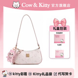 COW&KITTY正品2025年新款时尚百搭单肩包休闲可爱卡通樱花粉斜挎包生日礼物 樱花粉【挂件礼盒礼袋】