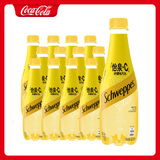 Coca-Cola怡泉苏打水塑料瓶400ml*12瓶装无糖原味苏打水零卡气泡水调酒 怡泉维C+苏打水400mlX12支装