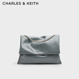 CHARLES&KEITH大容量软面链条邮差包单肩包腋下包包女包生日礼物CK2-20271514