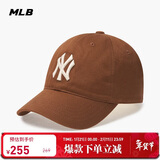 MLB帽子男女情侣棒球帽软顶鸭舌帽秋冬运动帽四季3ACP6601N-50BRL-F