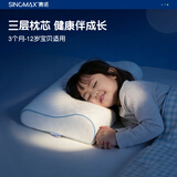 赛诺（SINOMAX）睡安猪儿童枕儿童记忆棉枕头1-3-10岁慢回弹学生枕头 睡安猪冬暖夏凉款 单只