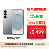 三星Samsung Galaxy S25  超拟人AI助理 骁龙8至尊版 AI拍照 翻译手机 游戏手机 12GB+512GB 暮河银