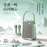 Divoom点音K歌蓝牙音箱东方青鸾家庭KTV音响麦克风户外便携无线唱歌话筒音响一体式乔迁新婚女生生日礼物