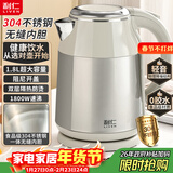 利仁（Liven）小钢人不锈钢烧水壶电热水壶煮水壶家用健康食品级304无缝内胆1800W快速加热1.8升大容量SH-J1882