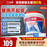 立邦防水涂料屋顶楼顶房顶防水材料屋顶补漏防水胶补漏王5KG 灰色