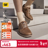 卡特（CAT）休闲皮鞋男士复古工装轻户外软牛皮防滑通勤鞋P725212N3AMC29 浅褐 42