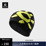 凯乐石保暖针织帽 KF2467504 玄青黑/青柠绿 均码